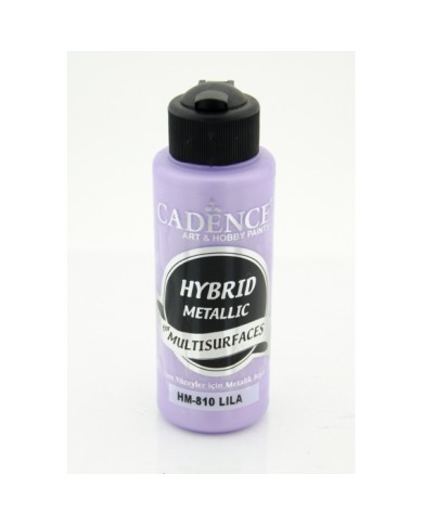 Hybrit (Multi Surface) Metalik Boya Lila 120 ml - HM-810