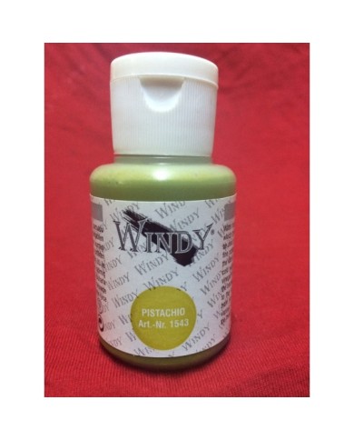İpek Boyası Fıstık Yeşili 50 ml. W-1543