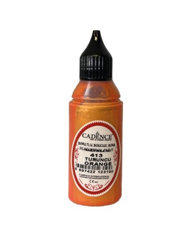 Boyutlu Boncuk Boya Turuncu 50 ml B-413