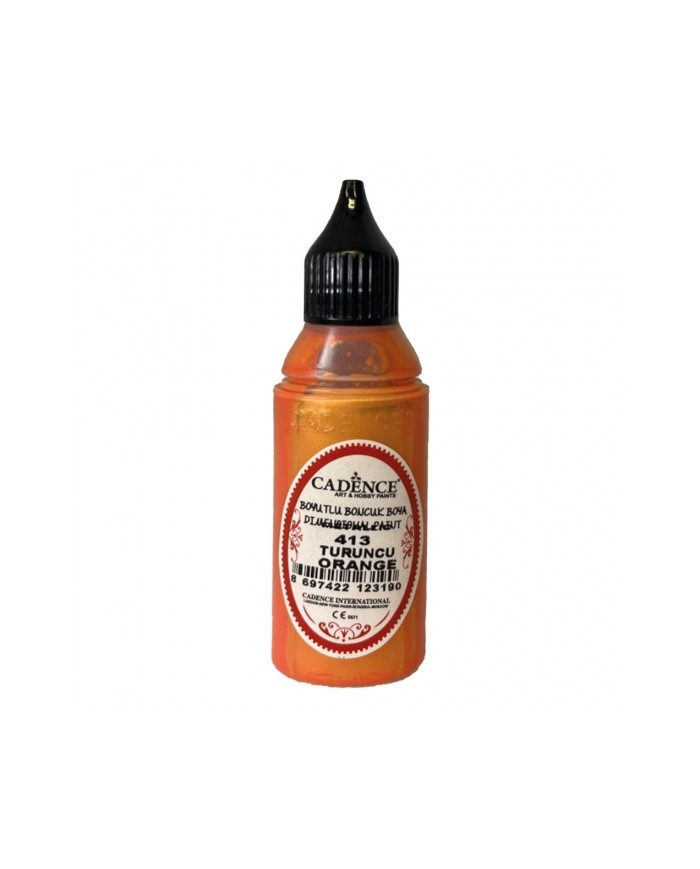 Boyutlu Boncuk Boya Turuncu 50 ml B-413