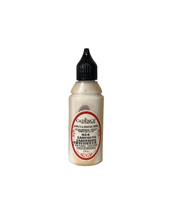 Boyutlu Boncuk Boya Şampanya 50 ml B-424