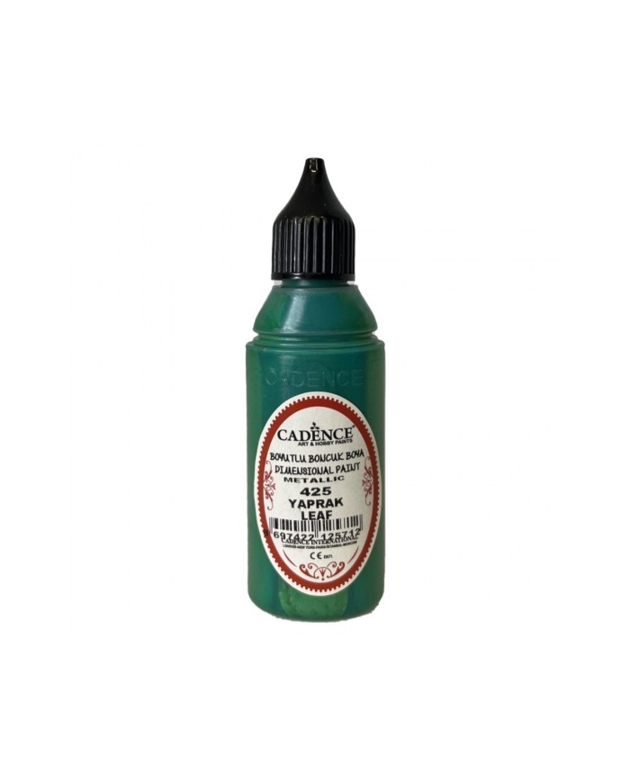 Boyutlu Boncuk Boya Yaprak Yeşili 50 ml B-425