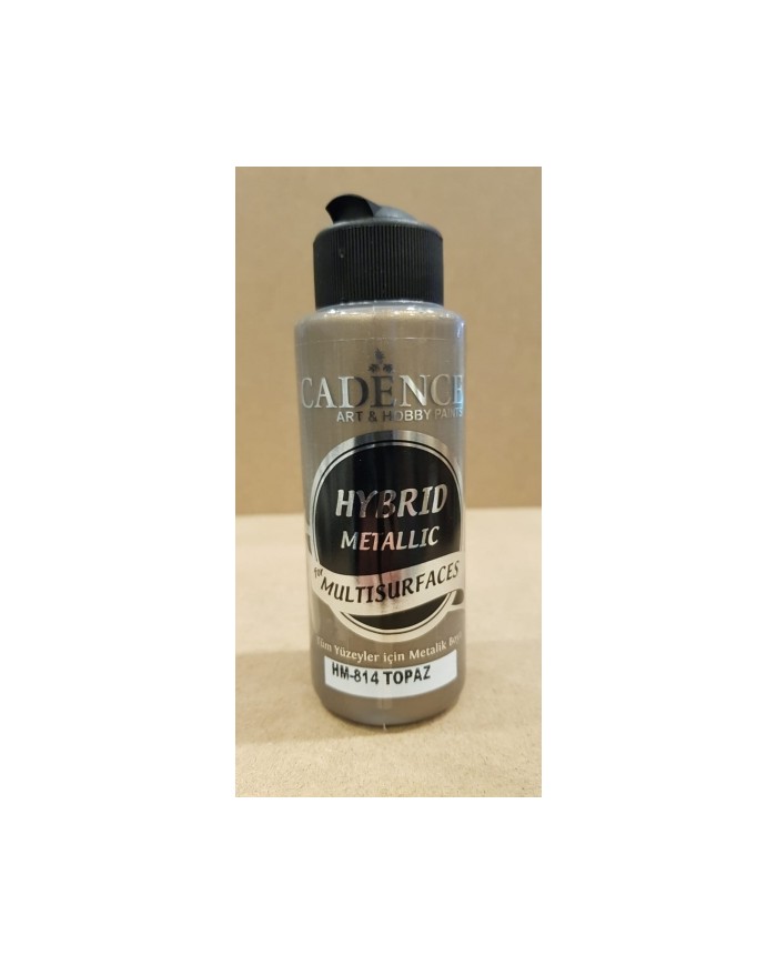 HYBRİD (MULTİSURFACE) METALİK BOYA  TOPAZ 120 ML HM-814