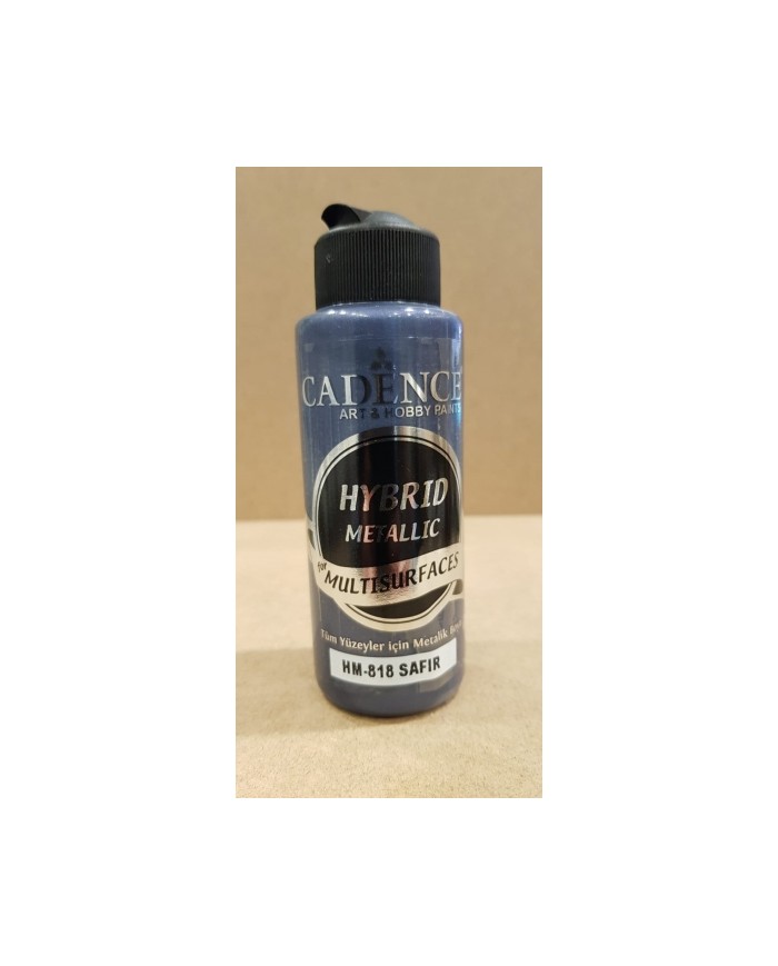 HYBRİD (MULTİSURFACE) METALİK BOYA  SAFİR 120 ML HM-818