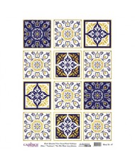 DESENLİ ALTIN VARAK PİRİNÇ DEKOPAJ 30*42 CM MODEL 047
