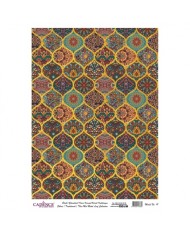 DESENLİ ALTIN VARAK PİRİNÇ DEKOPAJ 30*42 CM MODEL 019