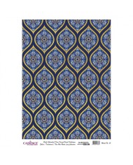 DESENLİ ALTIN VARAK PİRİNÇ DEKOPAJ 30*42 CM MODEL 021