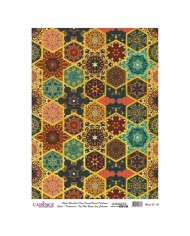 DESENLİ ALTIN VARAK PİRİNÇ DEKOPAJ 30*42 CM MODEL 023