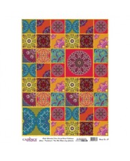 DESENLİ ALTIN VARAK PİRİNÇ DEKOPAJ 30*42 CM MODEL 029
