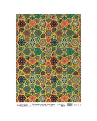 DESENLİ ALTIN VARAK PİRİNÇ DEKOPAJ 30*42 CM MODEL 033