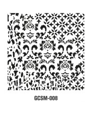 GRUNGE STENCIL MİNİ GCSM-008 25X25