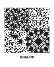 GRUNGE STENCIL MİNİ GCSM-010 25X25
