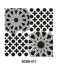 GRUNGE STENCIL MİNİ GCSM-011 25X25