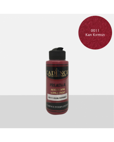 PREMİUM AKRİLİK BOYA KAN KIRMIZI 70 ML. - 0011