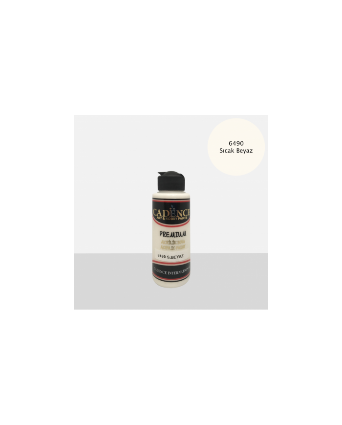 PREMİUM AKRİLİK BOYA SICAK BEYAZ 70 ML. - 6490