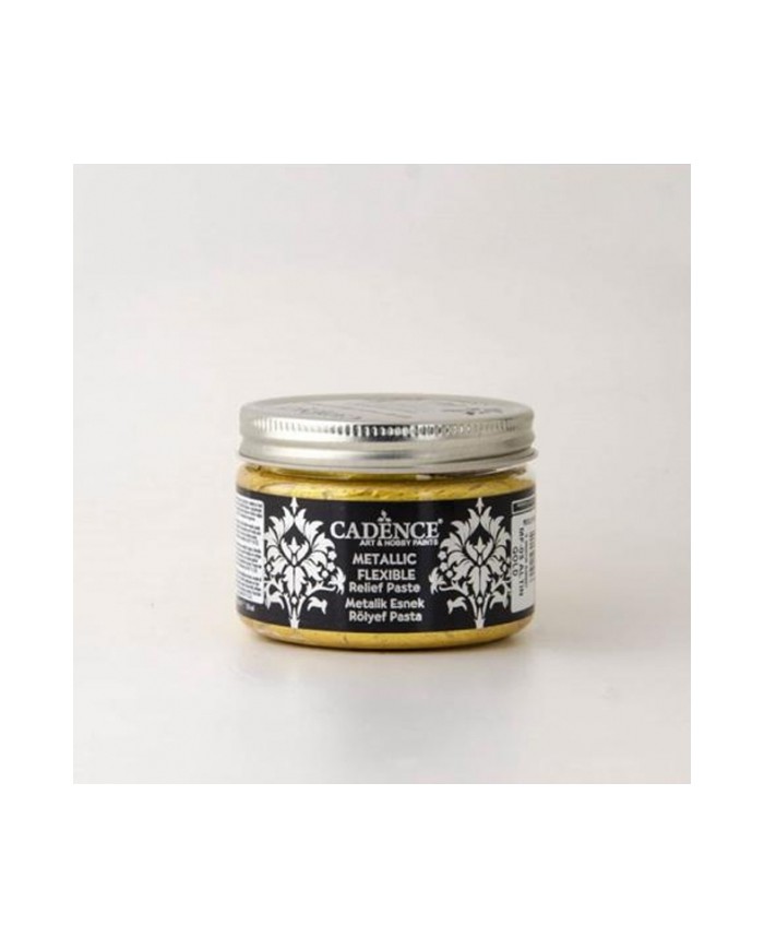 CADENCE METALİK ESNEK RÖLYEF PASTA GOLD 150 ML
