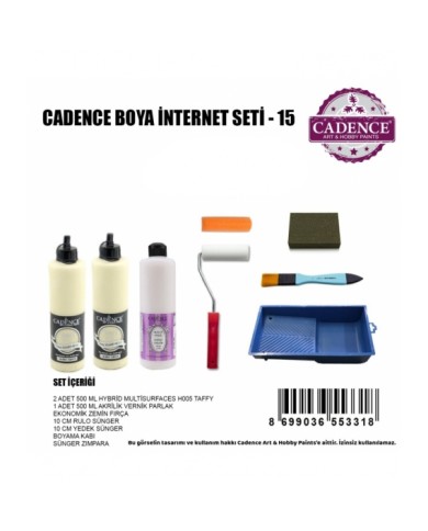 CADENCE MULTİSURFACE BOYA SET-15