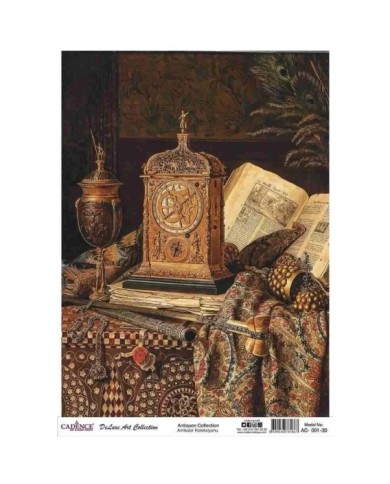CADENCE DELUXE ART ANTİKALAR PİRİNÇ DEKOPAJ MODEL AC-001 (30X42)