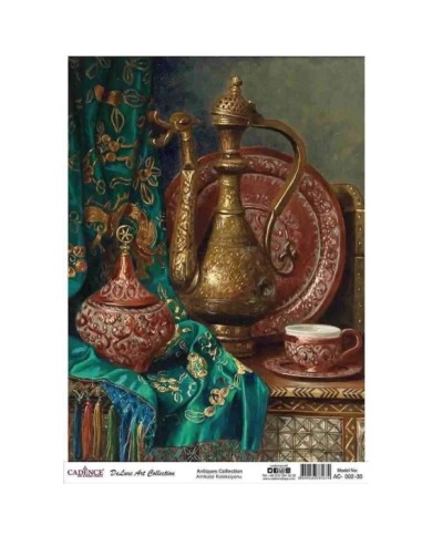 CADENCE DELUXE ART ANTİKALAR PİRİNÇ DEKOPAJ MODEL AC-002 (60X85)