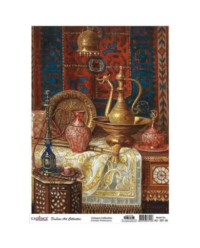 CADENCE DELUXE ART ANTİKALAR PİRİNÇ DEKOPAJ MODEL AC-007 (60X85)