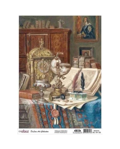 CADENCE DELUXE ART ANTİKALAR PİRİNÇ DEKOPAJ MODEL AC-011 (30X42)