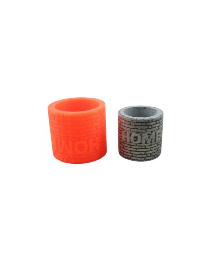 Home Yazılı Beton Saksı Silikon Kalıbı B-56