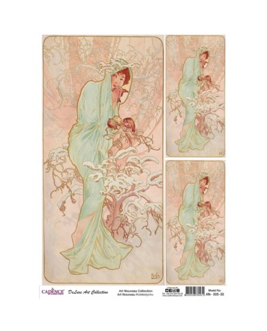 ART NOUVEAU KOLEKSİYONU AN-05 30X42CM