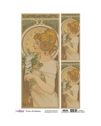 ART NOUVEAU KOLEKSİYONU AN-08 30X42CM
