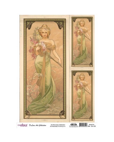 ART NOUVEAU KOLEKSİYONU AN-14 30X42CM