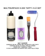 500ML H:05 TAFFY HYBRİD + 250ML PARLAK VERNİK 4'LÜ SET