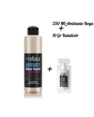 AMBİANTE SUYA DAYANIKLI BOYA METALİK AWM-02 PLATİN 250 ML