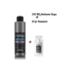 AMBİANTE SUYA DAYANIKLI BOYA METALİK AWM-07 ANTRASİT 250 ML