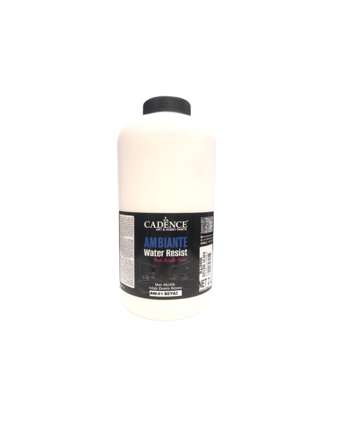 AW01 BEYAZ AMBİANTE ISLAK ZEMİN BOYASI 2 LİTRE + KATALİZÖR 80GR