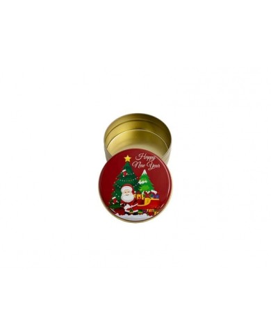 Noel Baba Happy New Year Metal Mum Kabı 75 CC