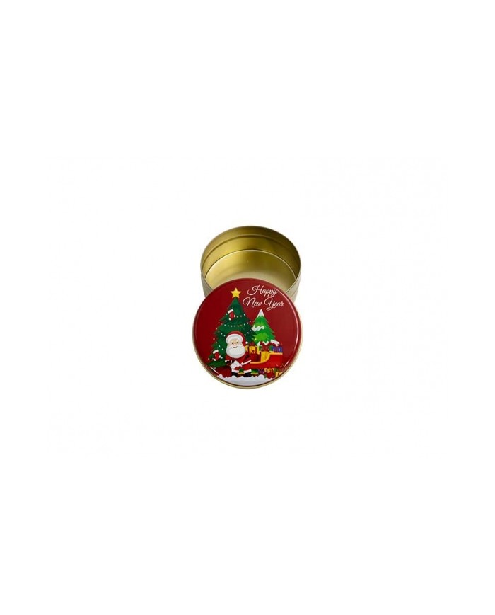 Noel Baba Happy New Year Metal Mum Kabı 75 CC