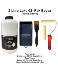 2 Litre Lake 02 Pak Beyaz + Moher Set
