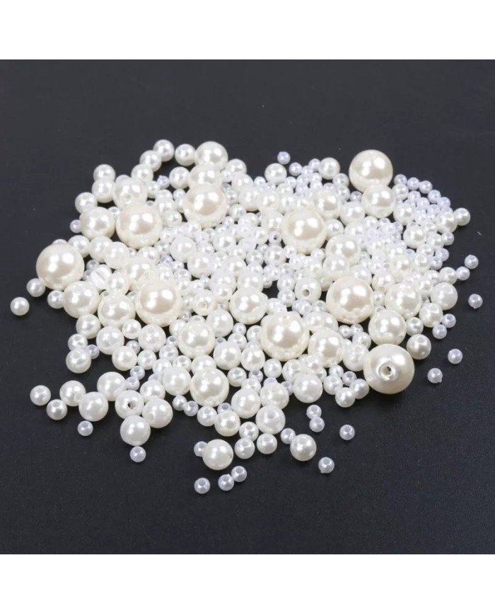 Plastik Lüks Inciler 10 mm 250 gr