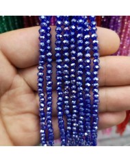 4 mm ipe dizili kristal boncuk çin camı janjan saks 5 adet