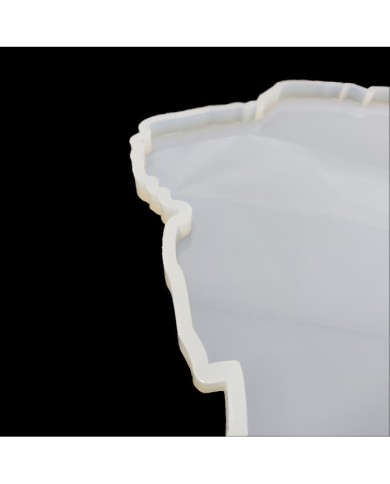 Saat ve Sehpa ve Tepsi Reçine Epoksi Kalıbı 43 cm - T1