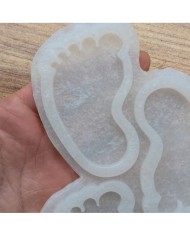5 Adet Bebek Ayağı 1Çift Magnet Reçine Epoksi Kalıbı - Kod: 1233