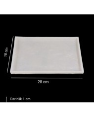 5 Adet 20x30 cm - Dikdörtgen Tepsi Kalıbı