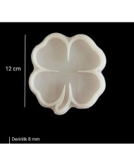 5 Adet 15,7cm x 3,5cm - İkili Tüy Hobi Silikon Kalıp