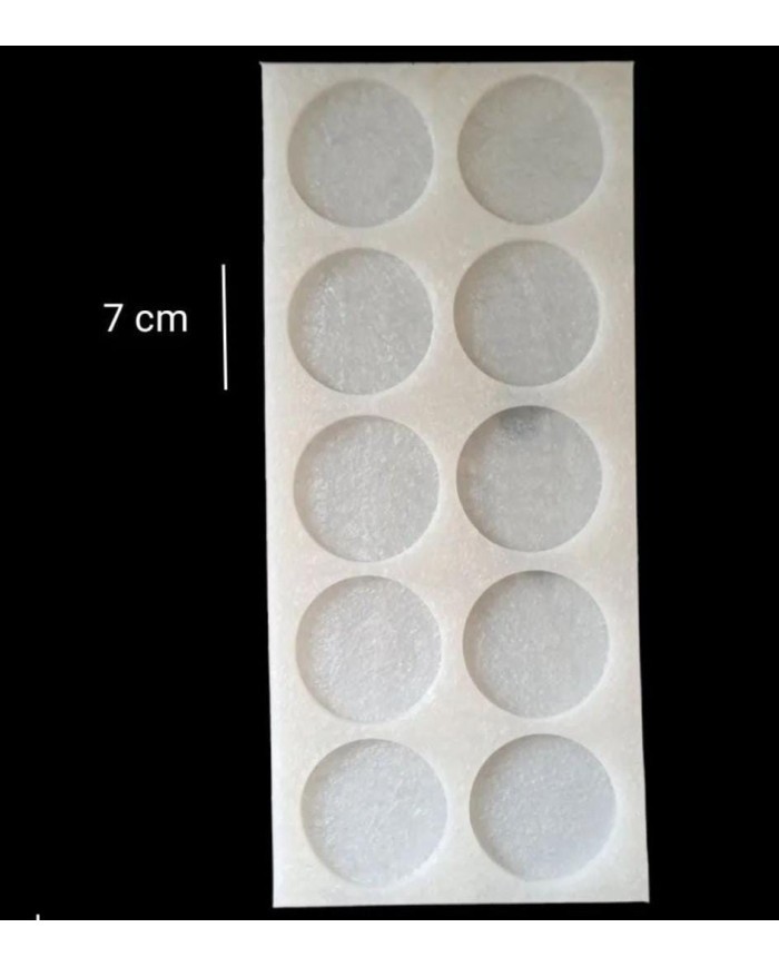 5 Adet 7cm - 10lu Yuvarlak Magnet Kalıbı
