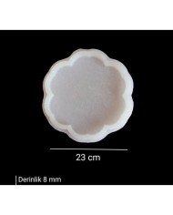 5 Adet 10x10 cm - Kare  Bardak Altı Kalıbı