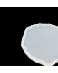 5 Adet Tırtıklı Bardak Altı Reçine Epoksi Kalıp - Yuvarlak - B6