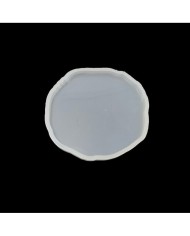 5 ADET Yuvarlak Bardak Altı - Reçine Epoksi Kalıp - B11