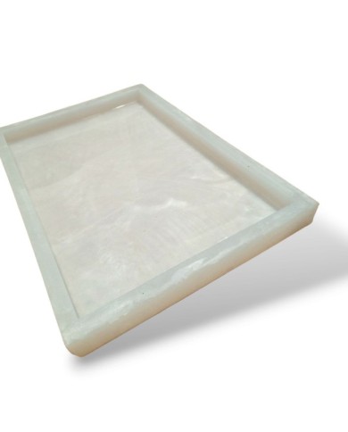 5 Adet Dikdörtgen Resin Epoksi Silikon Kalıp 40 cm x 20 cm x 2 cm