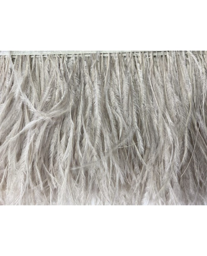 Deve Kuşu Tüyü Duman Rengi 1 Metre