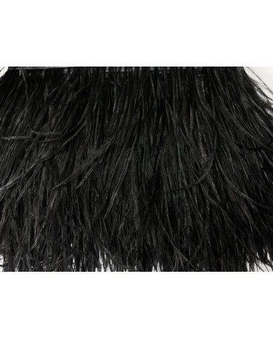 Deve Kuşu Tüyü Siyah 1 Metre