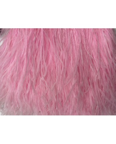 Deve Kuşu Tüyü Pembe 1 Metre